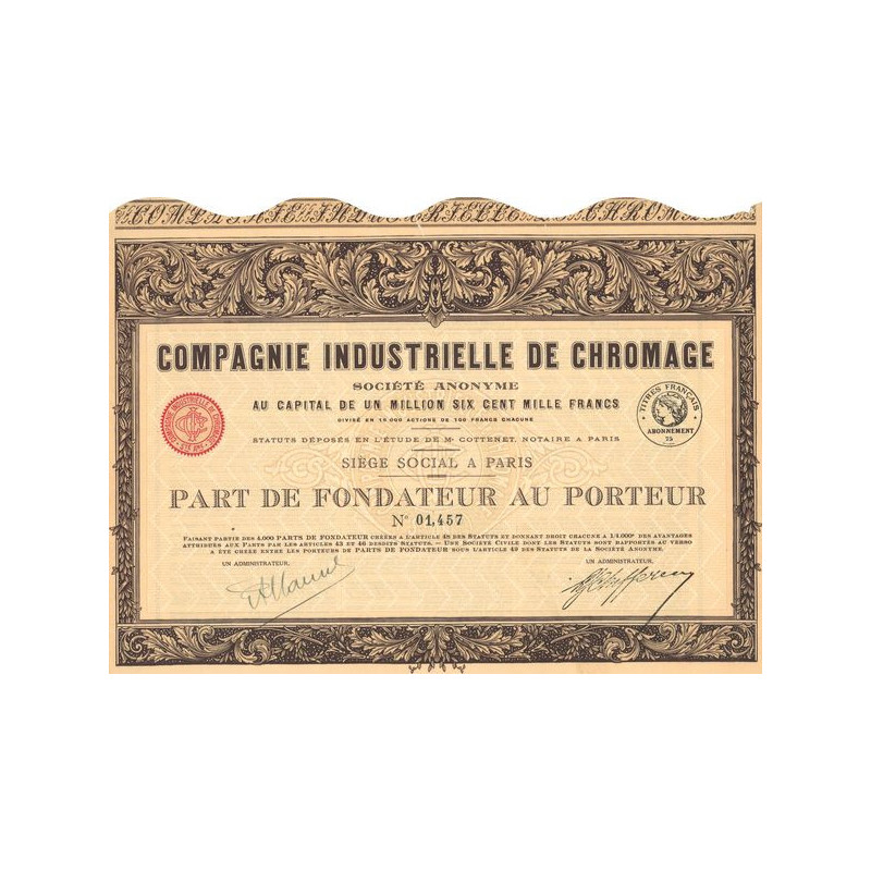 Compagnie Industrielle de Chromage (PF)