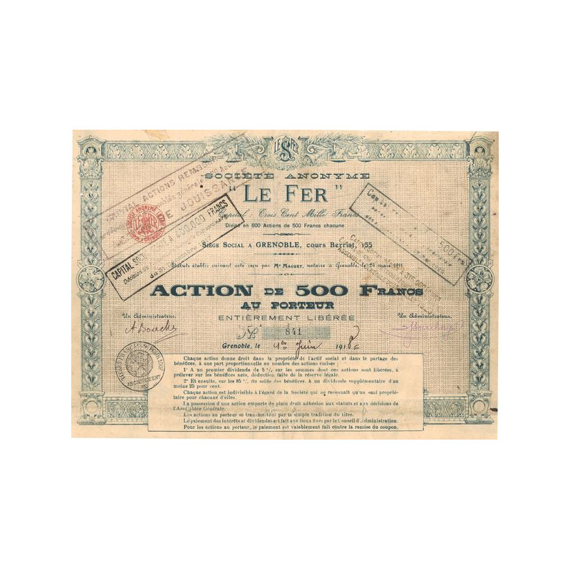 S.A. "Le FER" (Act 500 F)