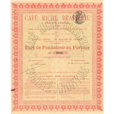 Café Riche Brasserie (PF)