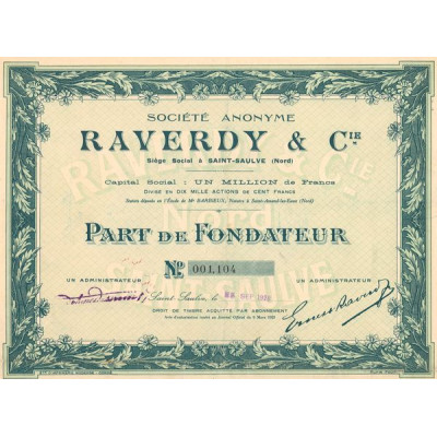 S.A. Raverdy & Cie (PF)