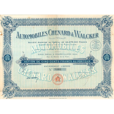 Automobiles Chenard & Walcker (Act 500 F)