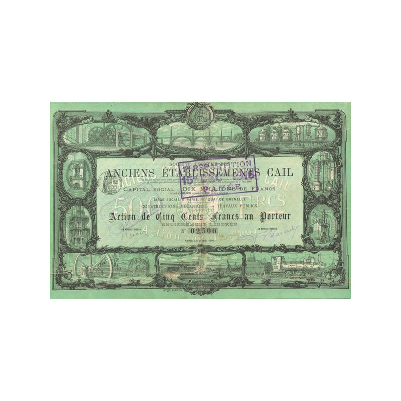 S.A. des Anciens Ets Cail (Act 500 F)