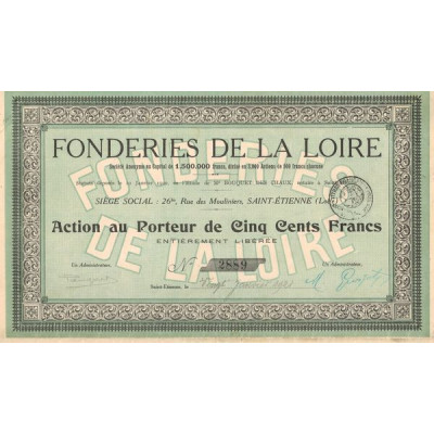 Fonderies de la Loire (Act 500 F)