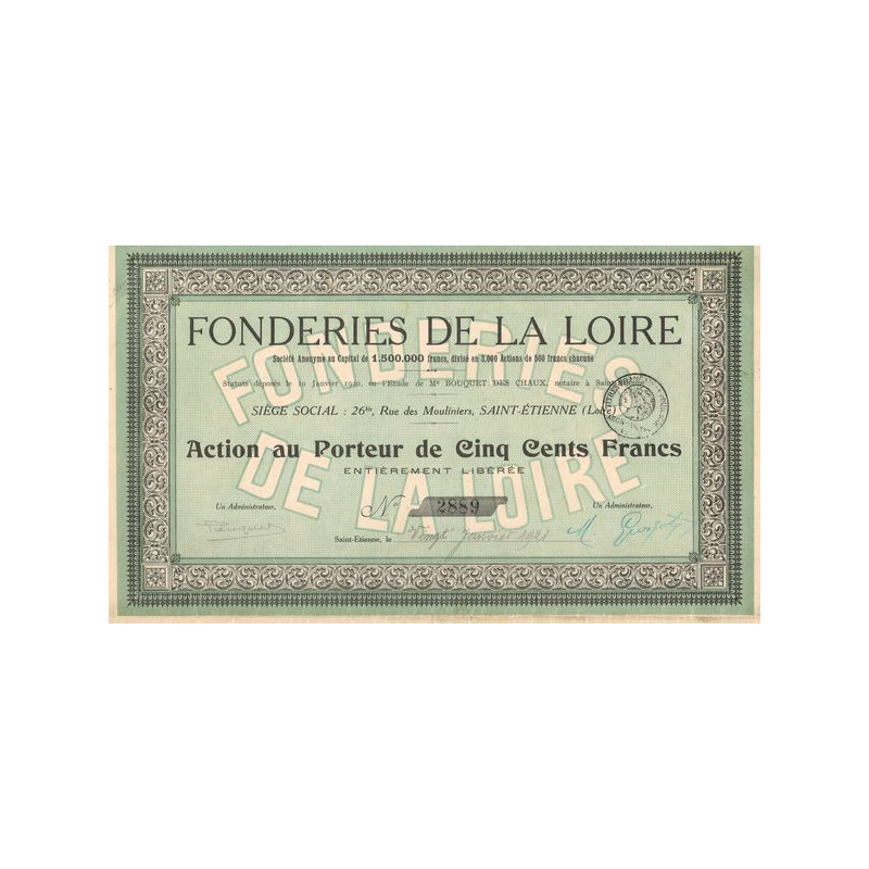Fonderies de la Loire (Act 500 F)