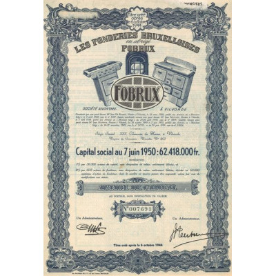 Les Fonderies Bruxelloises en abrégé Fobrux (Act Capital)