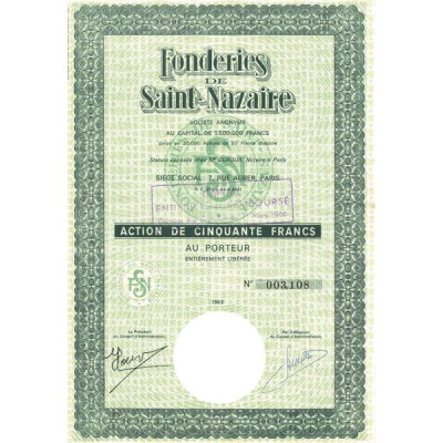 Fonderies de Saint-Nazaire (Act 50 F)