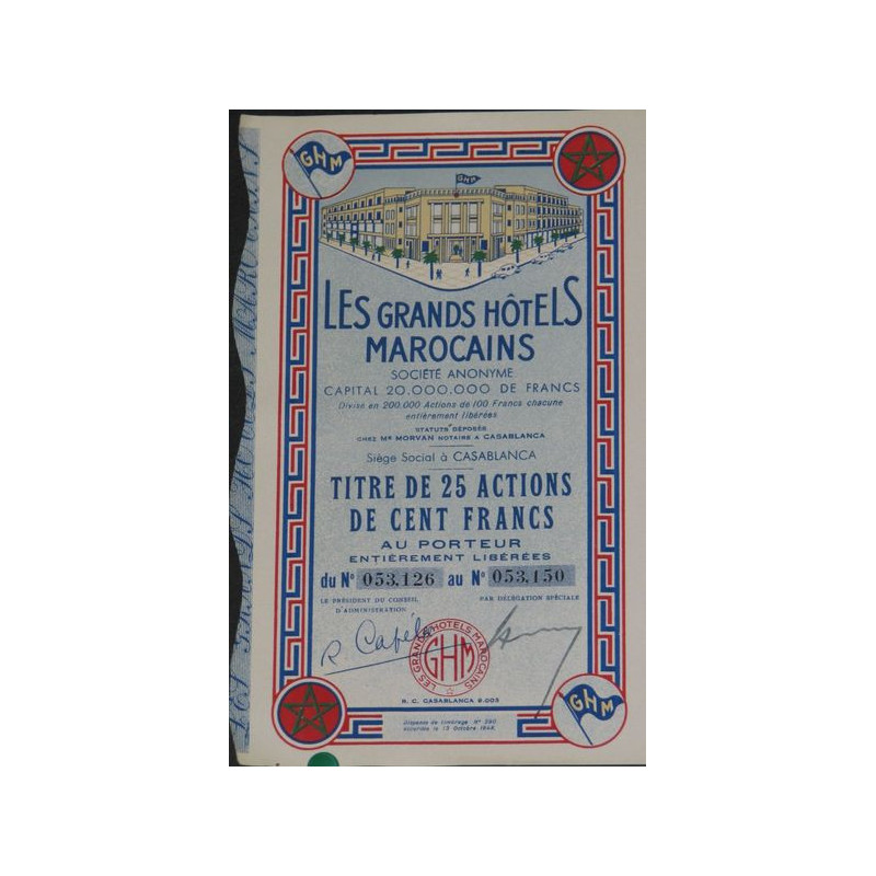 Les Grands Hôtels Marocains