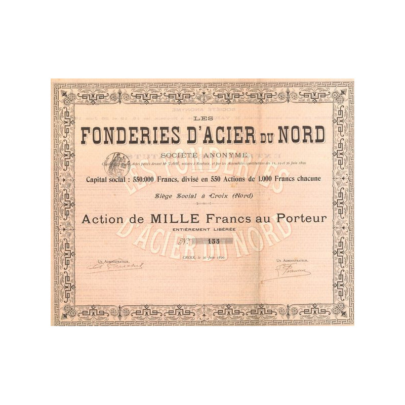 Les Fonderies d'Acier du Nord (Rouge)(Act 1000 F)