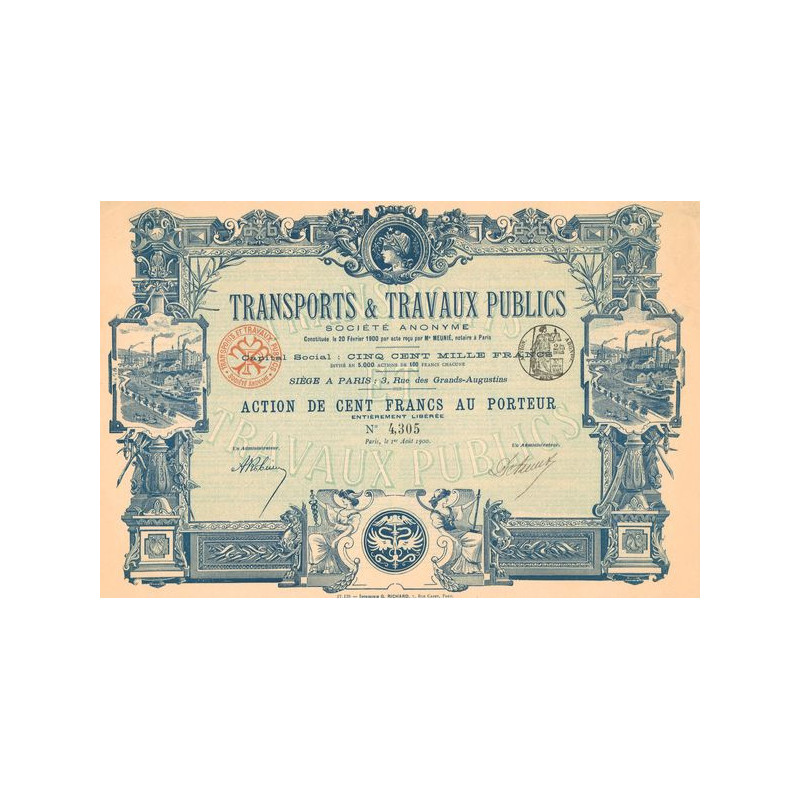 Transports & Travaux publics (Act 100 F)