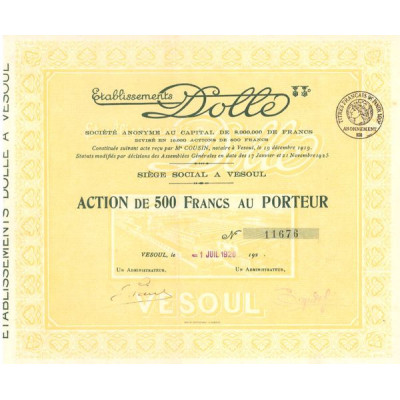 Etablissements Dolle (Act 500 F)