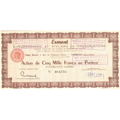 Ermont Chaudronnerie et Ateliers de Constructions (Act 5000 F)