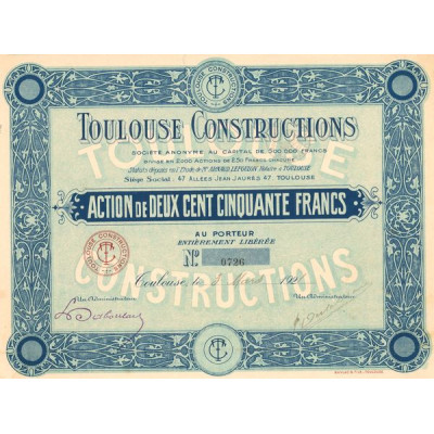 Toulouse Constructions (Act 250 F)