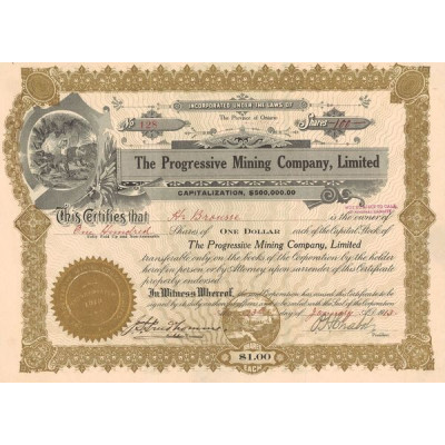 The Progressive Mining Cy Ltd (Titre 01 Act 1$)