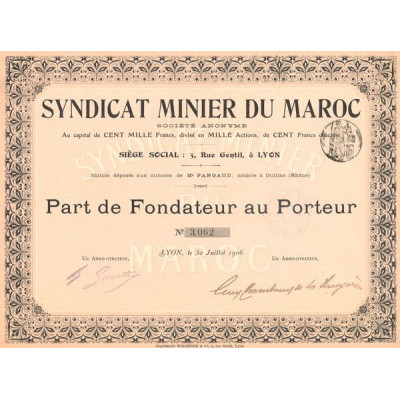 Syndicat Minier du Maroc (PF)