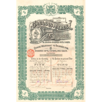 Gaulois Tyres Ltd (Titre 05 Act 1£)