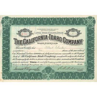 The California Idaho Cy (Titre 02 Act 100 $)