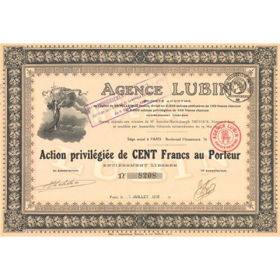 Agence Lubin (Act Priv 100 F)
