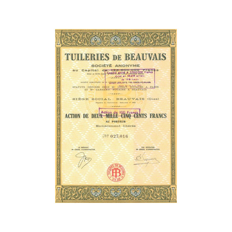 Tuileries de Beauvais (Act 0100 F)