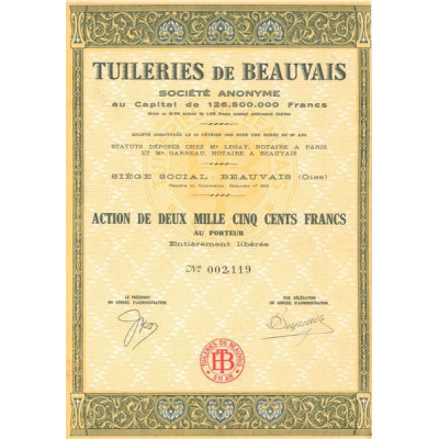 Tuileries de Beauvais (Act 2500 F)