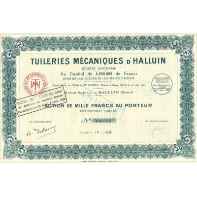 Tuileries Mécaniques d'Halluin (Act 1000 F)