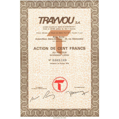 Trayvou S.A. (Act 100 F)
