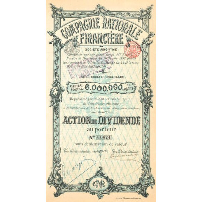 Cie Nationale Financière (Act Dividende)