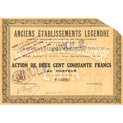 Anciens Ets Legendre (Act 250 F)