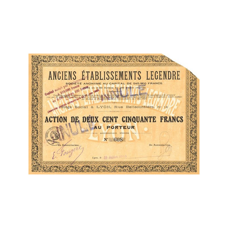 Anciens Ets Legendre (Act 250 F)