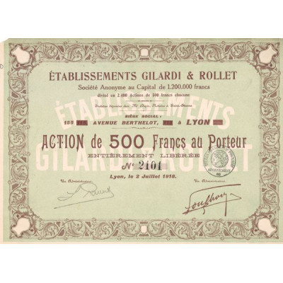 Etablissements Gilardi & Rollet (Act 500 F)