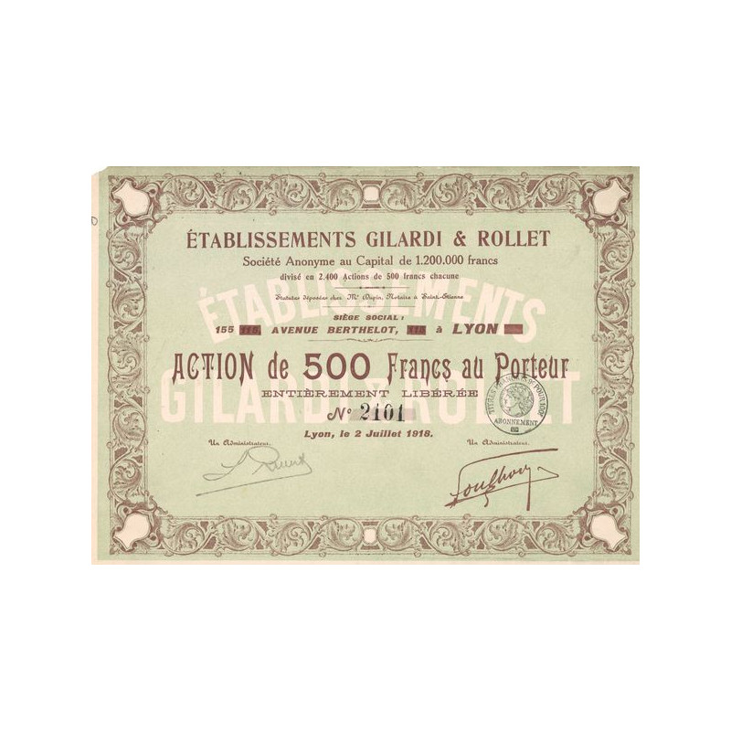 Etablissements Gilardi & Rollet (Act 500 F)