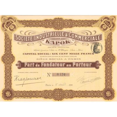Sté Industrielle & Commerciale du Kapok (PF)