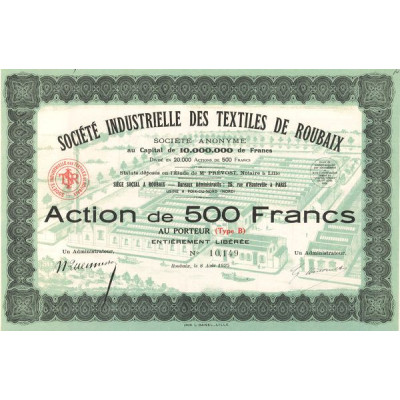 Sté Industrielle des Textiles de Roubaix (Modele 1) (Act 500 F)