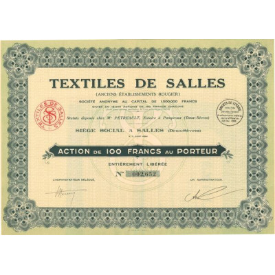 Textiles de Salles (Act 100 F)