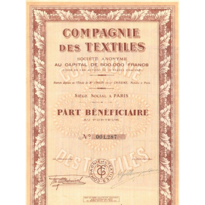 Cie des Textiles (PB)