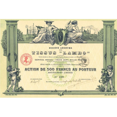 S.A. des Tissus "Lambo" (Act 500 F)