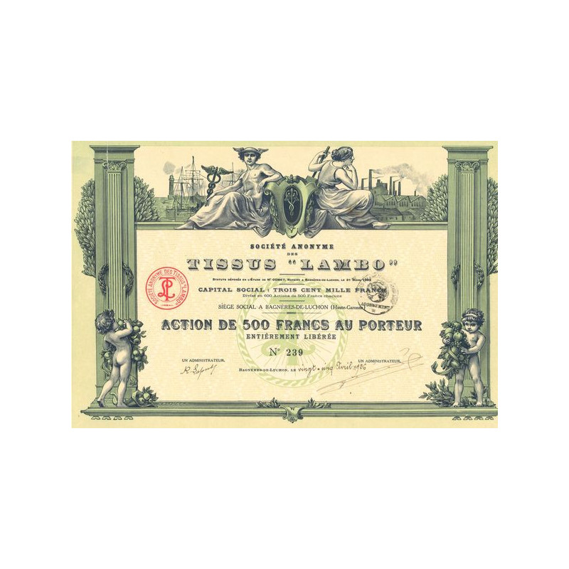 S.A. des Tissus "Lambo" (Act 500 F)