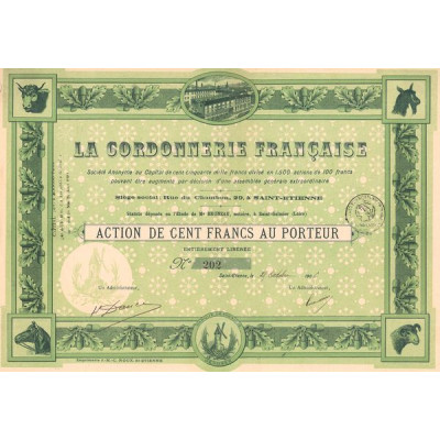La Cordonnerie Française (Act 100 F)