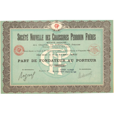 Sté Nouvelle des Chaussures Perrouin Frères (PF)