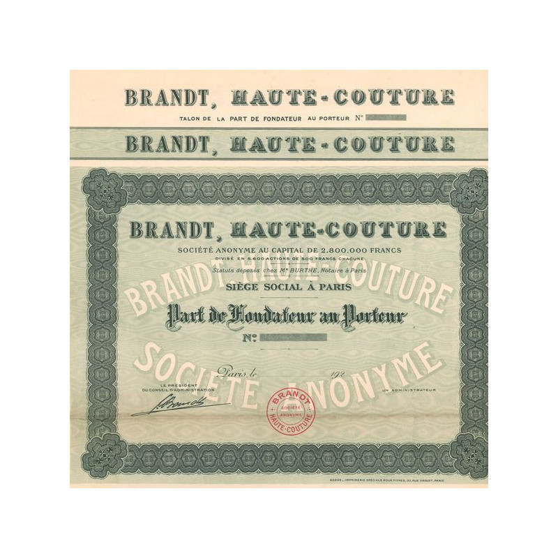 Brandt Haute-Couture (PF) (Blanquette)