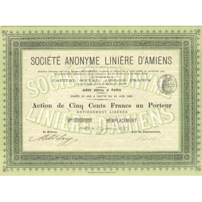 S.A. Linière d'Amiens (Act 500 F)