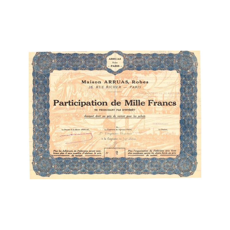 Maison Arruas. Robes (Part 1000 F)