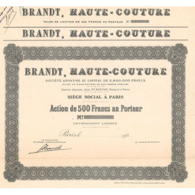Brandt Haute-Couture (Act 500 F) (Blanquette)