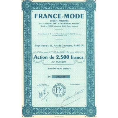 France-Mode (Act 2500 F)