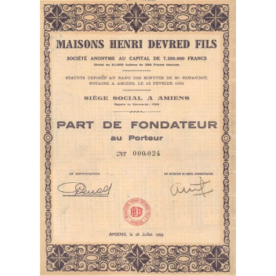 Maisons Henri Devred Fils (PF)