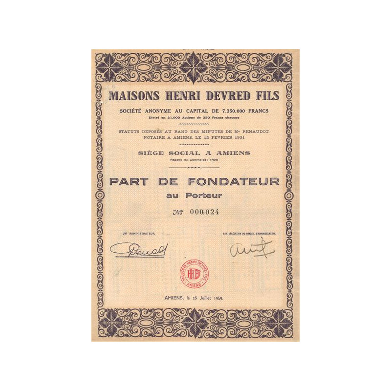 Maisons Henri Devred Fils (PF)