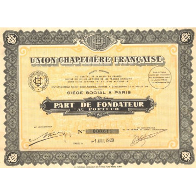 Union Chapelière Française (PF)