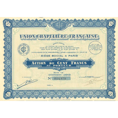 Union Chapelière Française (Act 0100 F)