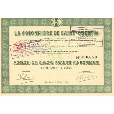 La Cotonnière de Saint-Quentin (Act 5000 F)