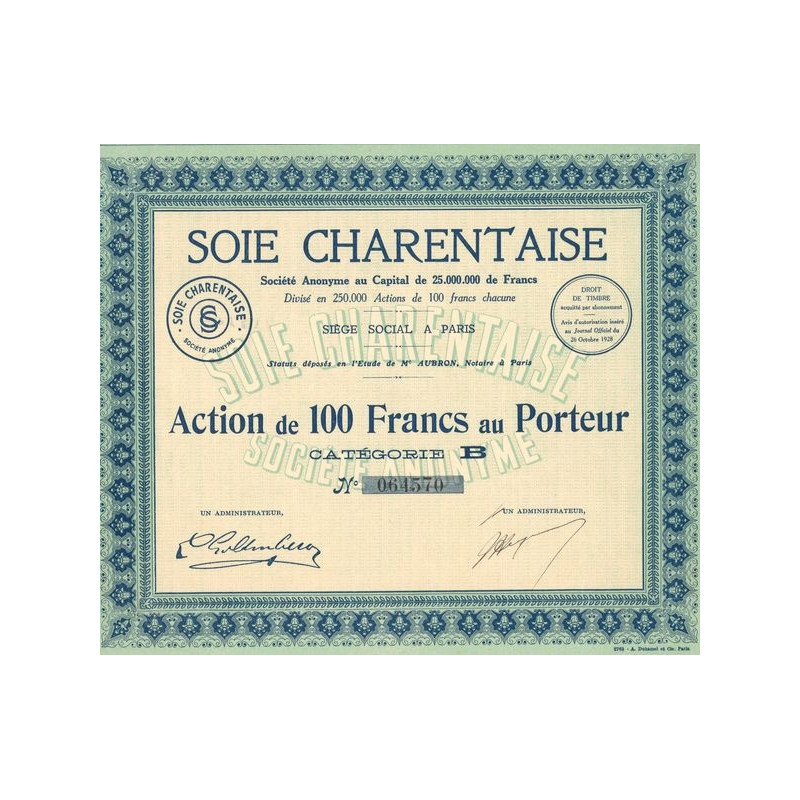 Soie Charentaise (Act 100 F)