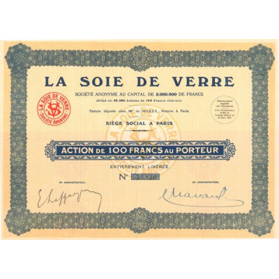 La Soie de Verre (Act 100 F)